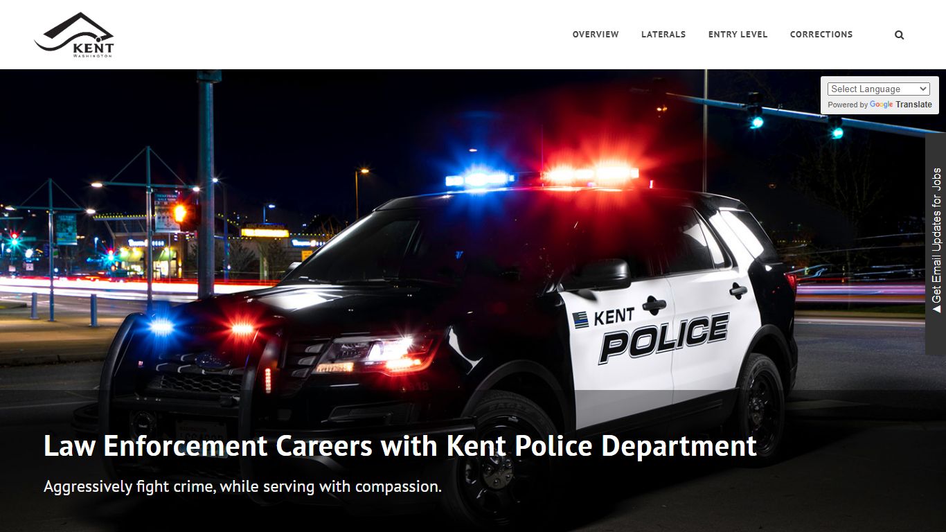 Kent Police Department Law Enforcement Careers